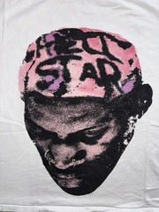 Hellstar Dennis Rodman Bad Boy White T-Shirt Mens Size (S) Streetwear Rap Skate