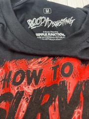 How to Survive a Horror Movie Medium T-Shirt Bloody Digusting Walmart Exclusive