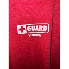 Where I’m From Ventura Lifeguard Graphic Tee Heather Red Mens Medium Made in USA