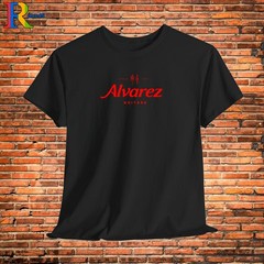 Alvarez Guitar Shirt Logo Black Size S M L XL 2XL 3XL 4XL 5XL Shipped from USA