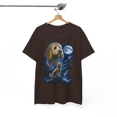 Maltipoo Howling To The Moon Funny Dog Lover Comfort Tee
