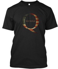 Q Trust The Plan T-Shirt Made in the USA Size S to 5XL