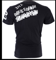$69 TRUE RELIGION Black STENCEL Short Sleeve Graphic T-shirt NWT