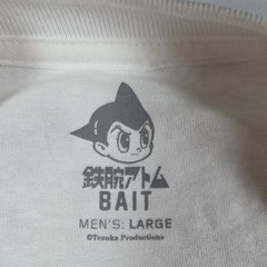 BAIT x Astro Boy T-Shirt Men’s Large White Tezuka Productions Graphic Anime Tee