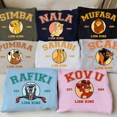 Retro Lion King Matching Tee, Simba and Friends Tee, Disney Vacation Family Tees