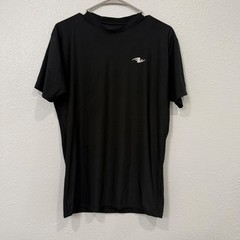 Athletic Works Mens XXL Black Short Sleeve Performance T-Shirt Stretch Gym Top