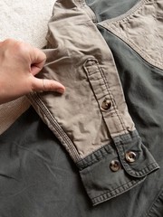 Cabela’s Men’s Long Sleeve Shooting Shirt with Quilted Shoulder Patch Medium Y2K