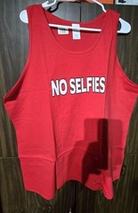 NO SELFIES Custom Tank top! Gildan Men’s 6oz Ultra Cotton Tank Top T-Shirt 2200