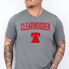 CLEARWOODER | Philadelphia Baseball themed Ring Spun Cotton T-Shirt