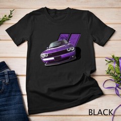 Plum Crazy Modern Muscle car american V8 engine car design Unisex T-shirt