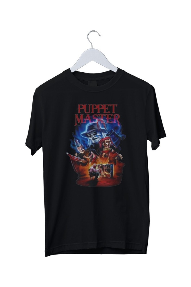 Puppet Master Movie Horror Graphic Print T-Shirt Mens S M L XL 2 3 4 XL