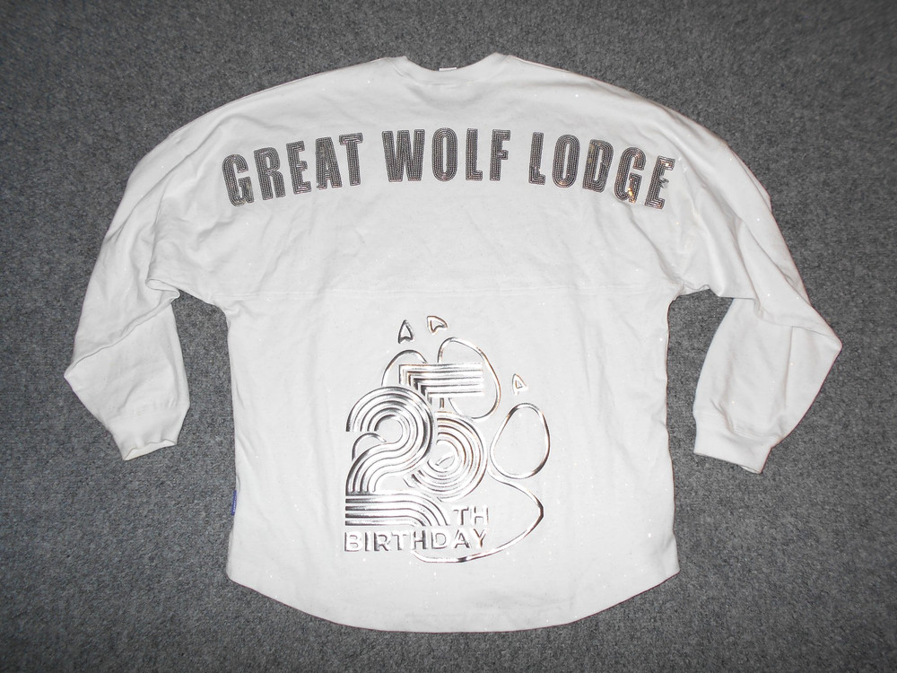 GREAT WOLF LODGE 25TH ANNIVERSARY SPIRIT JERSEY MENS MEDIUM SHIRT