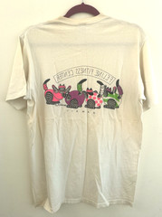 B KLIBAN cat shirt Feline Fitness Crazy Shirts Hawaii sz L single stitch RARE