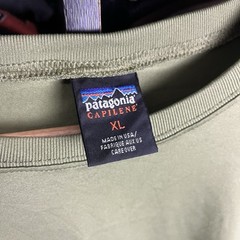 VTG Patagonia Capilene Shirt Size XL Base Layer Outdoor Athletic Hiking Stretch