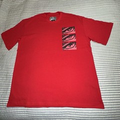 Naruto Anime Graphic Tee-Red Screen Print-Men’s M-Shonen-Manga Shirt