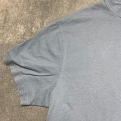 L.L. Bean T Shirt Mens XL Blue Cotton Henley Neck Casual Summer Traditional Fit
