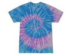 Tie Dye T-Shirts Multi-Color Kids & Adult 100% Cotton Colortone