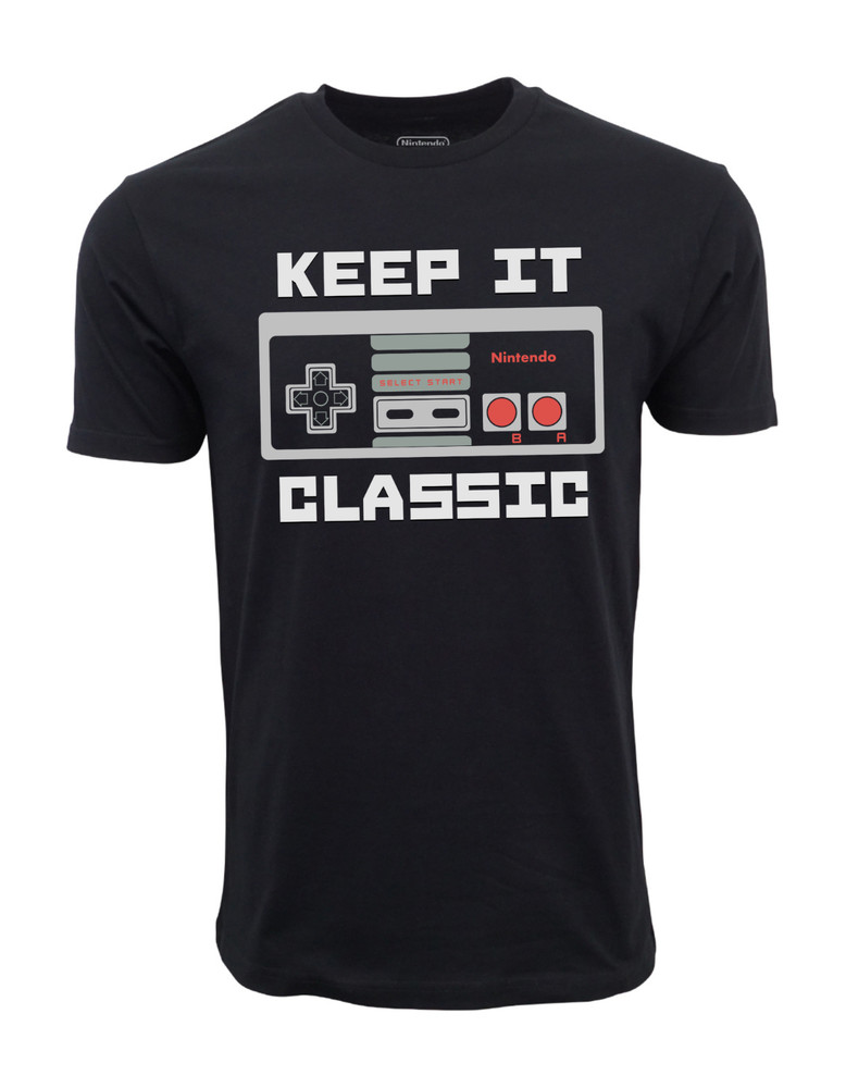 NINTENDO ENTERTAINMENT SYSTEM KEEP IT CLASSIC GAME T SHIRT