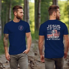 Trump 2024 Jesus My Savior MAGA 45 47 Missed Me Never Surrender Legend T-Shirts