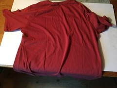 Mens Dickes T-Shirt size xl/xg/tg red temp iq performance with front pocket