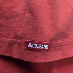 JNCO Jeans x LA Galaxy T Shirt Vintage 90s Red XXL Skull Flames Soccer USA 2XL
