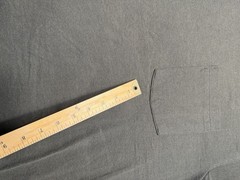 Vintage 90s BVD Black Blank Pocket T-Shirt Size Large Made In USA FADED