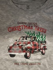 Farm Fresh Christmas Trees T Shirt Pick Your Own Tree Pine Cedar Spruce Fir Gray