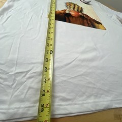 Murano Liquid Cotton White T Shirt Men’s Size L