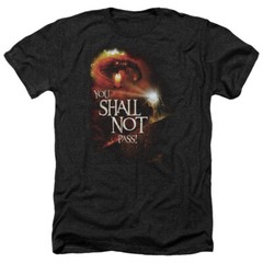 The Lord of the Rings You Shall Not Pass Licensed Adult T-Shirt