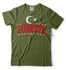 Türkiye T-shirt Turkish Heritage Mens Unisex Tee shirt Turkey Flag Shirt Tee
