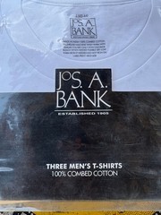 Jos. A. Banks 3 Men’s T-Shirts Size Large 100% Combed Cotton Pack of Three