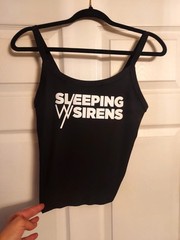 Sleeping with sirens Crop Top hand cropped Sleeping With Sirens tank top
