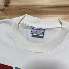 Vintage 90s K-Swiss 7.0 System Tennis Single Stitch White Shirt Size Medium