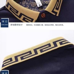 New Men Luxury Diamond V-Letter Rhinestones Fashion Polo T-Shirt High Quality