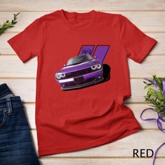 Plum Crazy Modern Muscle car american V8 engine car design Unisex T-shirt