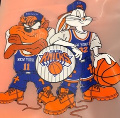 Custom Looney tunes New York Basketball knicks shirt !