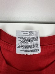 VTG Y2K Jnco Jeans Red Graphic T Shirt Men Size M Medium USA Made Cotton S/S EUC