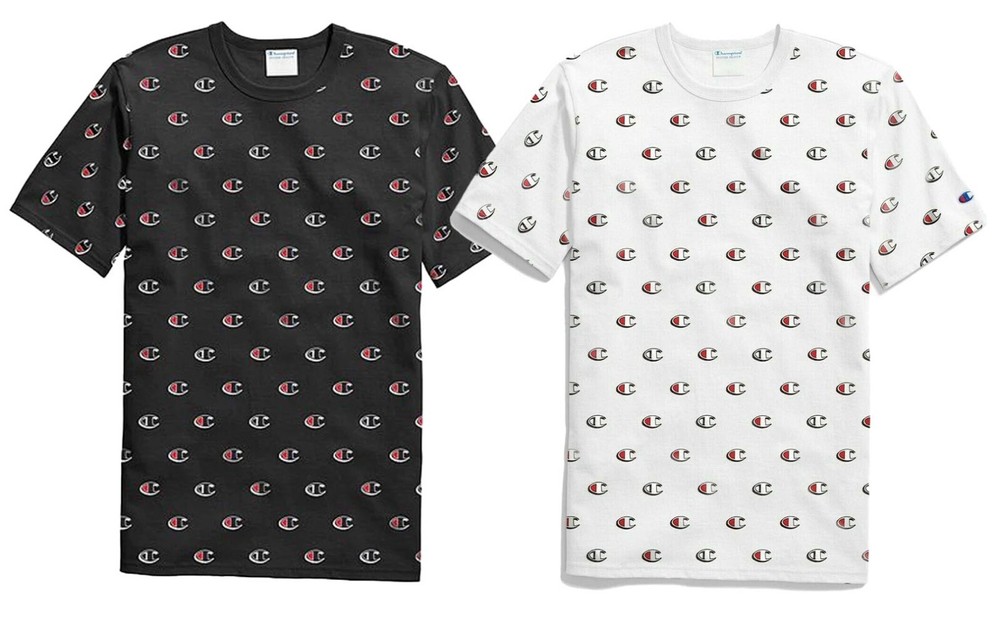 *Clearance* Champion Life Men’s Short Sleeve Tee T-shirt All over Scribble Logo