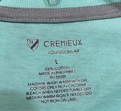 NWT Cremieux size L aqua blue short sleeve pullover shirt men’s