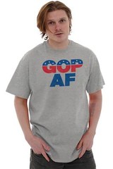 GOP AF Republican Conservative Right Wing Patriotic MAGA Classic T Shirt Tee