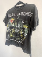 Iron Maiden 100% Cotton Size Medium Made In Bangladesh Super Soft T-Shirt washed