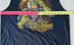 Harley Davidson Smokey Mountain T Shirt Sleeveless XL 2015 Double Sided Black