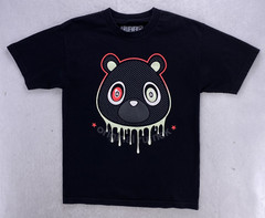 Rufnek Mens Tee Shirt Size Medium Kanye Bear Head Graphics Street SKate