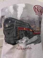 Norfolk and Western Railway Powhatan Arrow T shirt Men’s L train Daylight Sales