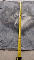 Vintage The Mountain Wolf Reflection T Shirt M Gray Tie Dye Y2K 2002 Nature Tee