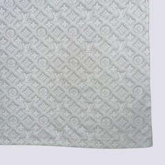 Louis Vuitton LV Monogram Logo Short Sleeve Cotton Crewneck T-Shirt White Size L