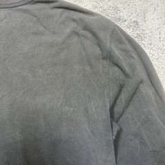 Carhartt Shirt Men’s L Black Original Fit Long Sleeve Pocket Grunge HOLES SPOTS