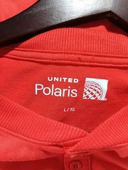 United Airlines Polaris Long Sleeve Soccer Futbol Shirt L/XL