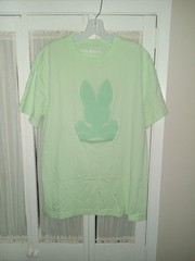 NWOT – Psycho Bunny Men’s Damon Graphic Tee Patina Green – Large – GORGEOUS