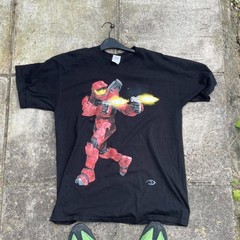 HALO – red Spartan Video game Unisex Tee S-5XL